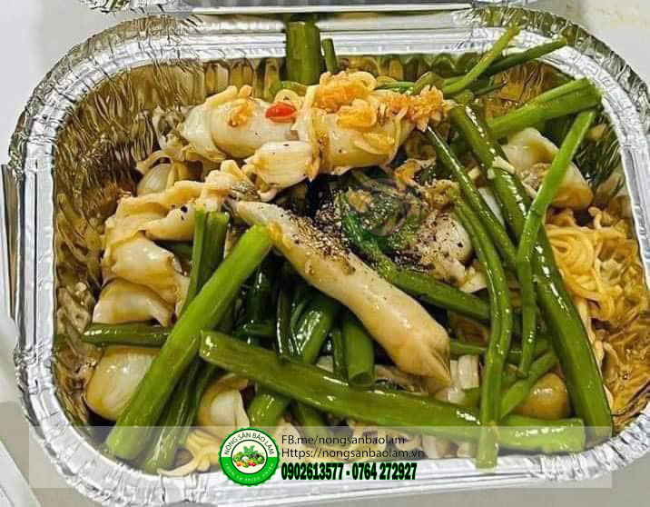 Ruột ốc móng tay - nông sản bảo lâm 4